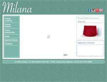 Tablet Screenshot of milanahilados.com.ar